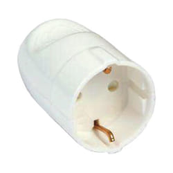 Presa schuko 2 poli + terra 16a smontabile bianca linea garanti - bianca 82590-e