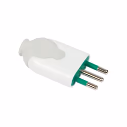 FANTON 85010, Tipo L, Verde, Bianco, 2P+E, 10 A