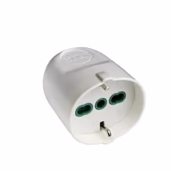 FANTON 86050, S17, 2P+T, Bianco, 16 A