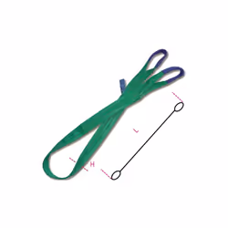 NASTRI DI SOLL.2 STRATI MM.60 MT.4 PORTATA 2 TONN.