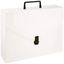 Fellowes - M298 Valigetta Polionda Bianca 29x39 cm Dorso 10 cm per Ufficio