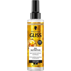 Gliss oil nutritive balsamo spray 200 ml con omega 9 e olio di marula senza risciacquo e termoprotettore - Schwarzkopf