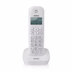 Brondi GALA(WHITE), Telefono DECT, Cornetta cablata, 20 voci, Identificatore di chiamata, Bianco