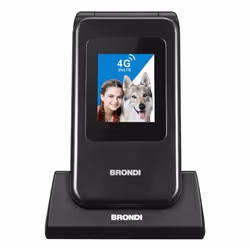Brondi 10281080 cellulare Nero, Metallico Telefono cellulare basico - Vista aggiuntiva 5