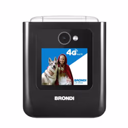 Brondi AMICO TUO 4G 6,1 cm (2.4") Nero, Metallico Telefono per anziani - Vista aggiuntiva 4