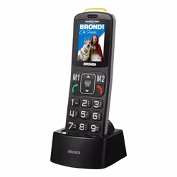Brondi Amico Flash 5,08 cm (2") Nero Telefono di livello base - Vista aggiuntiva 2