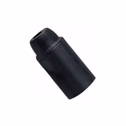 Portalampada liscio Master, attacco E14, materiale termoplastico, colore nero. Tipologia : Porta lampade
