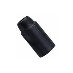 Portalampada Master liscio E14 nero 00501