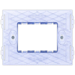 Master - Supporto 3 moduli per scatole rettangolari Pixia 14SP103