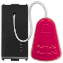 Master - Pulsante a tirante 1 polo no 10A Nero illuminabile Pixia 14030