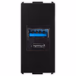 Presa USB Master Serie: Pixia Numero delle porte USB: 2 Tipologia delle porte: 1 di tipo A e 1 di tipo C Tensione di alimenta ...