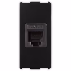 Presa RJ12 Master Serie: Pixia Numero delle porte: 1 Tipologia delle porte: RJ12 1 Plug 6-6 Ingombro moduli: 1 Colore: Nero D ...