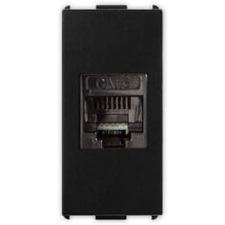 Presa telefonica RJ45 Cat.6 non schermato Nero Pixia Master 14220