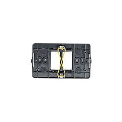 Master - Supporto Plastica 2 Posti Scatola Tonda ( cod. 00365 )