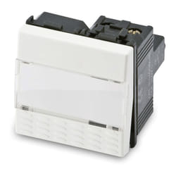 Master - Mix pulsante portanome 1P 16A bianco 21040