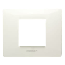 Placca Master Mix tecnopolimero bianco aspen 2 posti 21MX102
