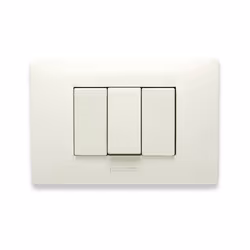 Mix Placca 3 Posti Bianco Aspen ( MASTER cod. 21MX103 )