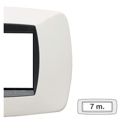 Master Modo placca 7 moduli bianco 39TC107