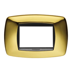 Modo placca 3 moduli oro lucido 39TC213 - Master