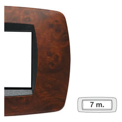 Master - Modo placca 7 moduli colore radica di noce 39TC437
