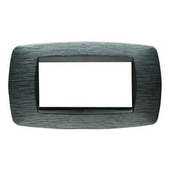 Master Modo placca 4 moduli grigio satinato 39TC514