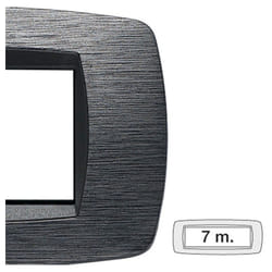 Modo placca 7 moduli grigio satinato 39TC517 - Master