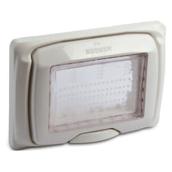Placca Stagna coperchio autoportante Master Mix IP55 Bianca 43603