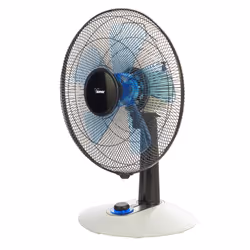 Bimar VT455, Ventilatore domestico con pale, Bianco, Tavolo, Acrilonitrile butadiene stirene (ABS), Acciaio inox, 40 cm, Mano ...