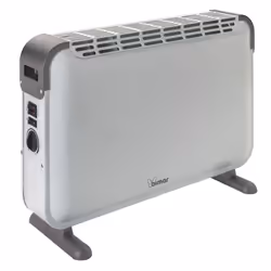 Bimar HC504, Riscaldatore di ambienti elettrico al quarzo, Vetro di quarzo, IP20, Interno, Pavimento, Grigio, Bianco