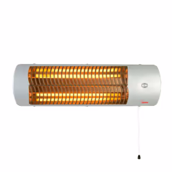 Kit installazione murale incluso Tre potenze di riscadamento 3 resistenze al quarzo Interruttore a tirante con display 3 sele ...
