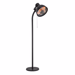 Bimar HR311 stufetta elettrica Esterno Nero 2000 W Riscaldatore di ambienti elettrico alogeno