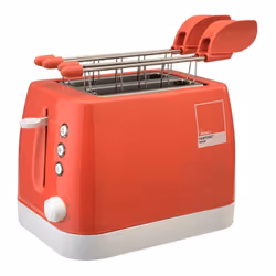 Tostapane con pinze inox Pantone Dettagli: 2 pinze inox a misura per toast farciti, con impugnatura e gommino antigraffio; Co ...