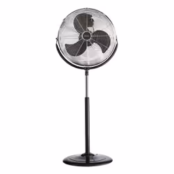 Bimar VPS58, Ventilatore domestico con pale, Nero, Metallico, Pavimento, 120°, Pulsanti, AC