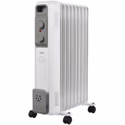 Stufa Stufa Termosifone ad Olio 2000W 44x61,5x26 cm 9 Elementi Bimar HO429 Radiatore ad olio con 9 elementi 125x575mm e 5 can ...