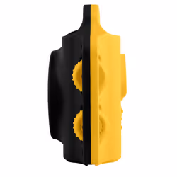 Bimar HF208 stufetta elettrica Interno Nero, Giallo 2000 W Riscaldatore ambiente elettrico con ventilatore