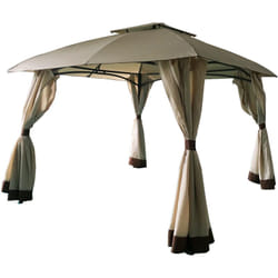 C.r.o. - Gazebo rettangolare in acciaio e poliestere 200g pu coated