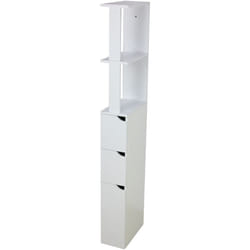 Mobile bagno in pb con 2 cassetti, 1 anta e 2 ripiani