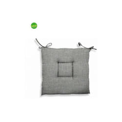 Gemitex - Cuscino sedia creta in poliestere e cotone colore grigio