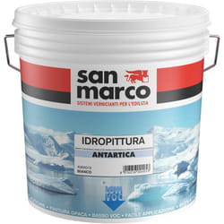 San Marco - Antartica pittura lavabile per interni lt 4 bianco inodore