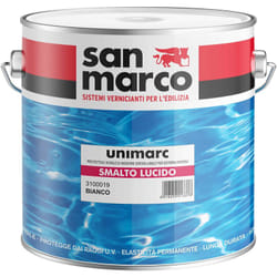 San Marco - Unimarc smalto lucido bianco lt 0,75 a base acqua
