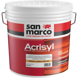 San Marco - Acrisyl fondo finitura acril-silossanica bianca lt 1