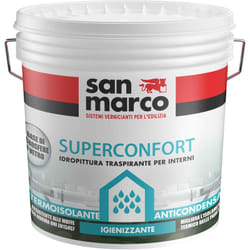 San Marco - Pittura superconfort anticondensa termoisolante bianca lt 4