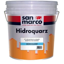 Pittura al quarzo per esterni hidroquarz bianco kg 5