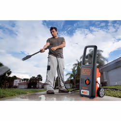 Black & Decker BXPW1400E idropulitrice Verticale Elettrico 390 l/h 1400 W Nero, Arancione - Vista aggiuntiva 4