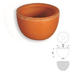 Acquastilla - Calotte in para naturale mm 62 199800PR