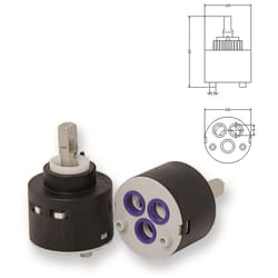 Acquastilla - Cartuccia ceramica n.160 joystick d.40 - rubinetti Nobili 818000PBNBJS40