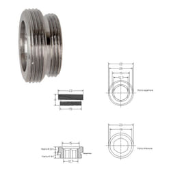 Acquastilla - Riduzione cromata M19/1xM22/1 455800OCM19XM22 - - giuseppe tirinnanzi - -