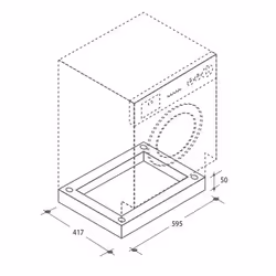Candy AC ZOCINCA/1 accessorio e componente per lavatrice Supporto per uso domestico