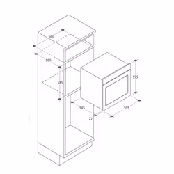 Candy FVPE 729/6 X forno 69 L 2100 W Acciaio inox