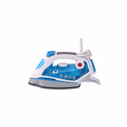Hoover IRONflow TIF2600/1 011, Ferro da stiro a secco e a vapore, Piastra in Ceramica, 190 g/min, Blu, Trasparente, 0,3 L, Da ...